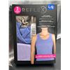 Image 2 : Reflex L/G 3-Pack Ribbed Seamless Tank Tops, Moisture Wicking