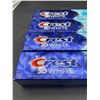 Image 3 : Lot of 4 Crest 3D White Arctic Fresh Toothpaste Tubes, 135 mL Each