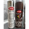 Image 2 : Lot of Krylon ColorMaxx Paint and Primer and Premium Metallic Chrome Spray Paint