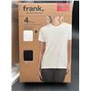 Image 2 : Frank By Frank And Oak Ladies’ Crew Neck T-Shirt, Size M/M, 4-Pack