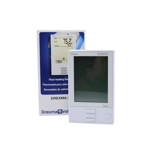 Drexma-UDG Floor Heating Thermostat with GFCI, UDG-4999-DR