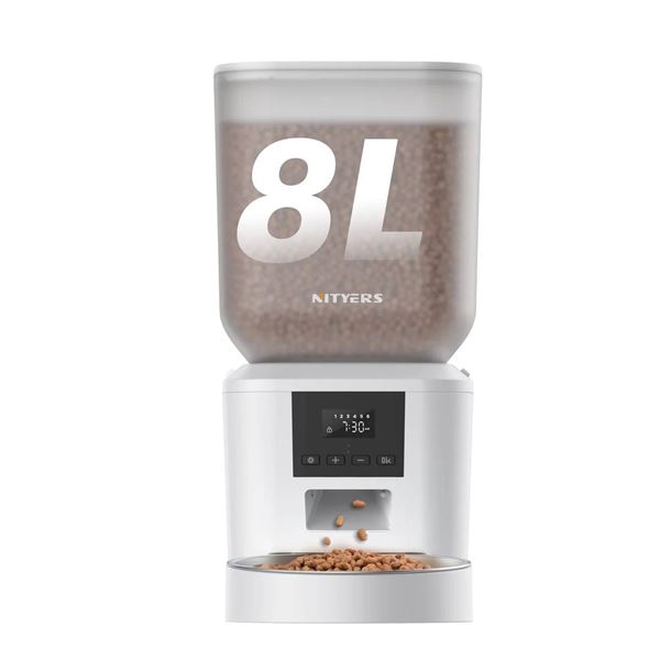 Nityers QQ-021 Auto Pet Feeder, 8L Capacity, Input DC 5V 1A