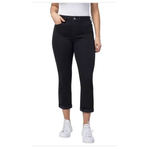 Santana Jeans Mid Rise Straight Leg Tummy Control Capri– Women’s Size 20