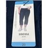 Image 3 : Santana Jeans Mid Rise Straight Leg Tummy Control Capri– Women’s Size 20