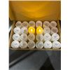 Image 3 : BStars Flameless LED Tea Lights With White and Yellow Glow 24pk