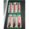 Image 1 : 6 GK700 Breakaway Blade Utility Knives with Large Grip Handles