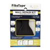 Image 1 : FibaTape Wall Repair Kit, Self-Adhesive, 8.0 x 8.0 Inches, Lot of 4 Units