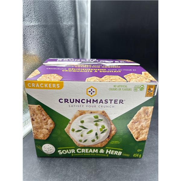 CrunchMaster Sour Cream and Herb Gluten-Free Crackers 454g