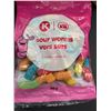 Image 3 : 12 Bags K Sour Worms Candy, Each 170g