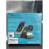 Image 3 : 3-in-1 Foldable Wireless Charging Station with Night Light