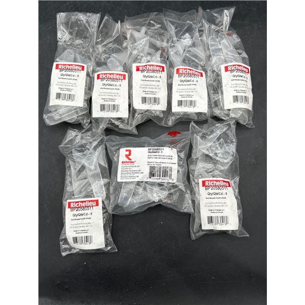 Lot of Richelieu Plastic Shelf Brackets Clear
