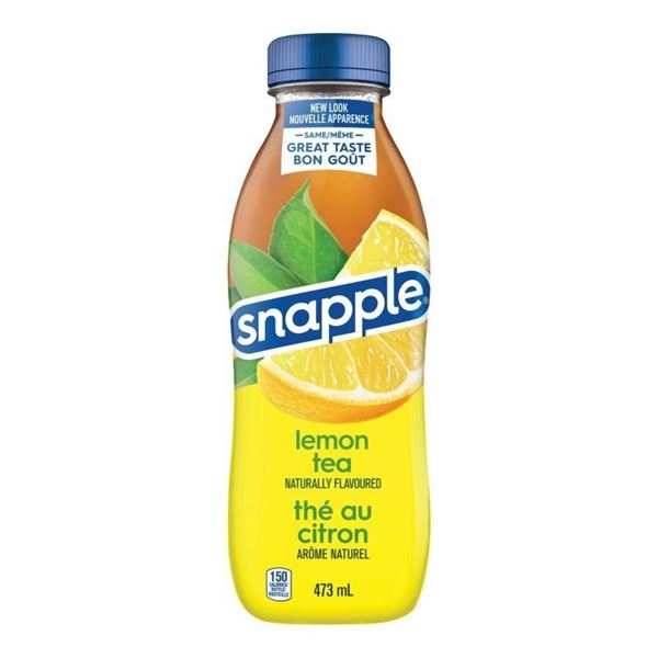 Snapple Lemon Tea Bottles, 8 x 473ml