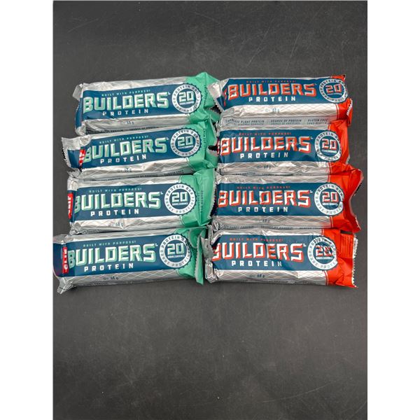 8 Clif Builders Protein Bars in Assorted Flavors
