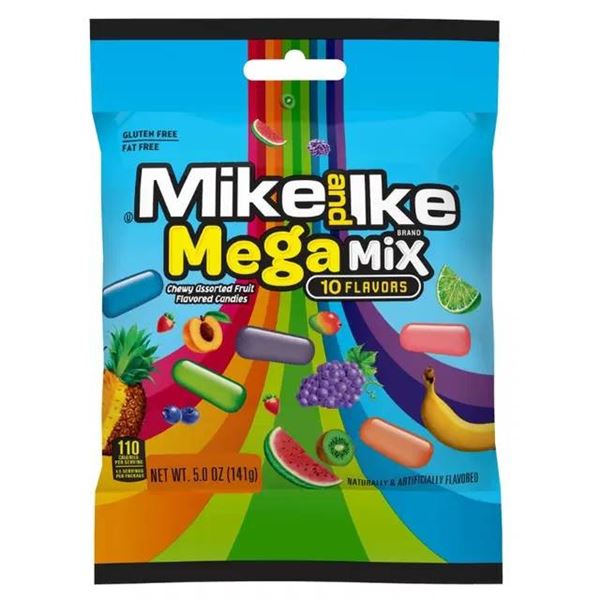 Mike And Ike Mega Mix 141g Bags – Lot of 6 Total