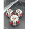 Image 2 : Nature’s Way Nectar Glass Hummingbird Feeders – Set of 3, Model GB-4