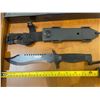 Image 1 : Defender Xtreme Tactical Survival Knife with Sheath and Measuring Tool