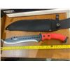 Image 1 : Defender Xtreme Fixed Blade Knife with Serrated Edge and Sheath