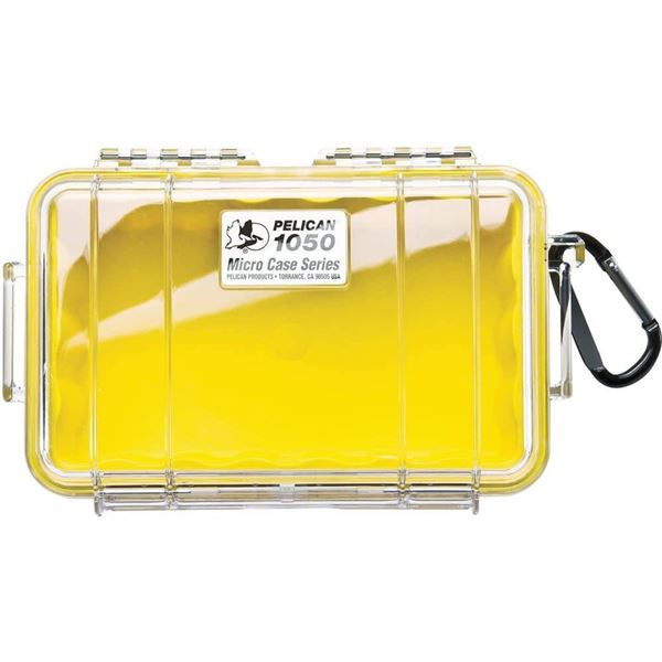 Pelican 1050 Micro Case Series Yellow – Water Resistant and Crushproof
