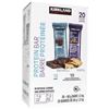 Image 1 : Kirkland Signature Protein Bars Assortment Chocolate Cookie Dough and Brownie, 20 Count, 1.2 kg