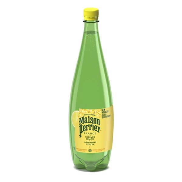 Maison Perrier Lemon Sparkling Water, 12 x 1L Bottles