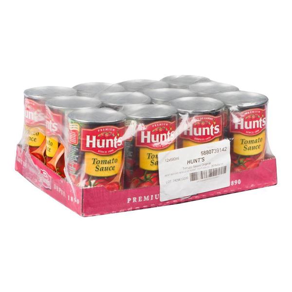 Hunts Tomato Sauce 12x680ML Cans