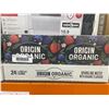 Image 2 : Origin Organic Triple Berry Sparkling Water, 24 x 355 mL Cans