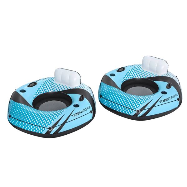 Tobin Sports Whitewater Rush Inflatable River Tubes With Two Handles