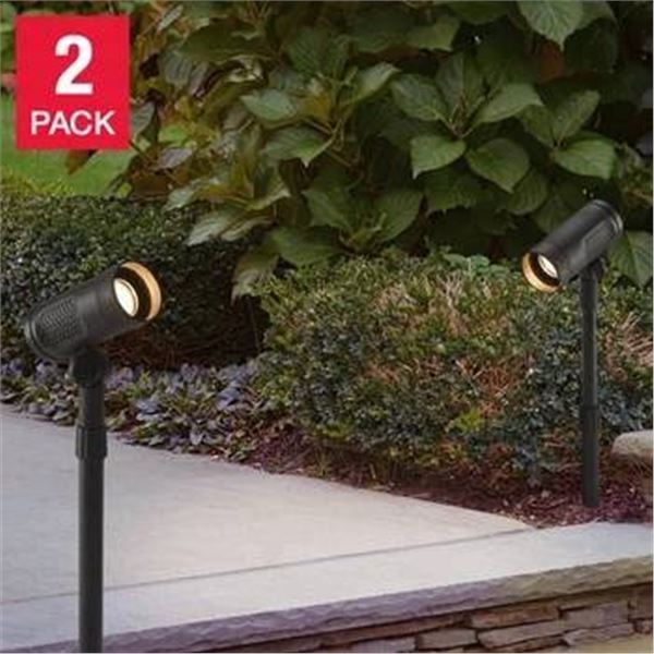 Solar LED Spot Light for Outdoor Use – 2 Pack
