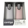 Image 1 : Contigo West Loop 16 oz Travel Mugs Set of 2 – White and Pink