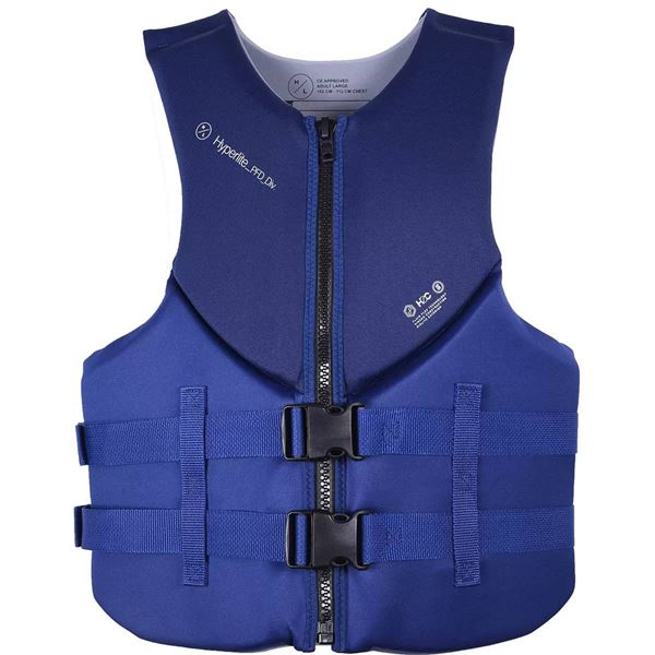 Adult Size Large Hyperlite Men’s Life Vest with Dual Buckle Closure