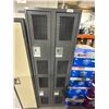 Image 1 : Perfix Metal Locker with Dual Compartments and Ventilation Panels