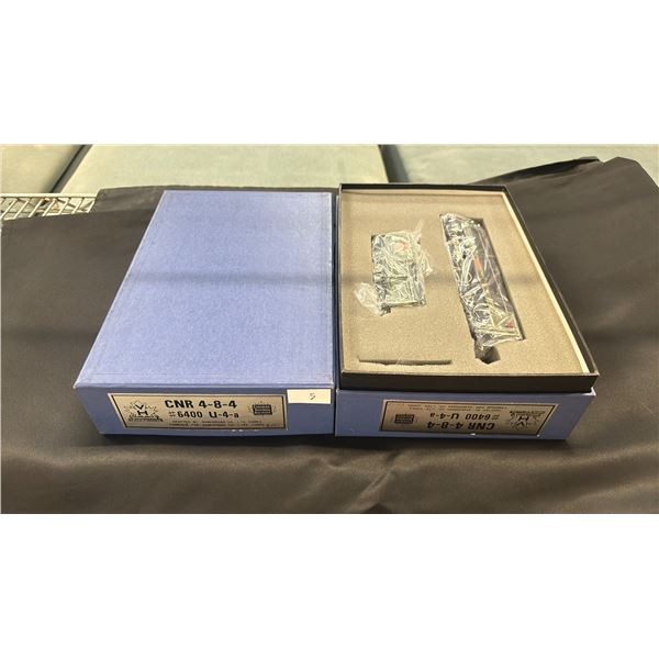 (2) SAMHONGSA CO. LTD. CANADIAN NATIONAL RAILWAYS CNR 4-8-4 #6400 U-40A SCALE MODEL TRAINS