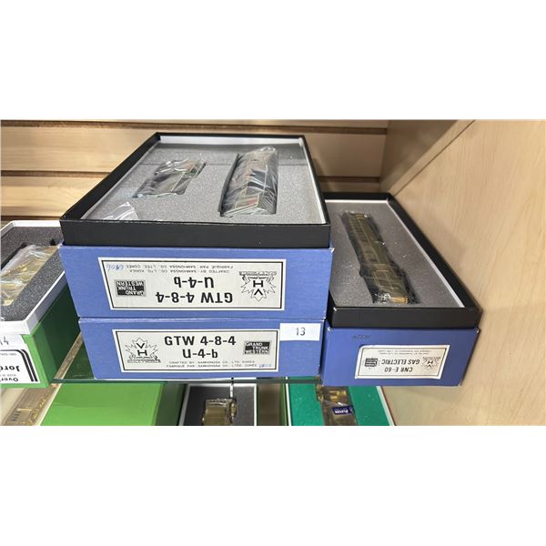(3) ASSORTED SAMHONGSA CO. LTD. CANADIAN NATIONAL RAILWAYS SCALE MODEL TRAINS
