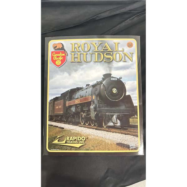 RAPIDO TRAINS ROYAL HUDSON BRITISH COLUMBIA RAILWAYS H1E-OIL TENDER HO SCALE MODEL TRAIN