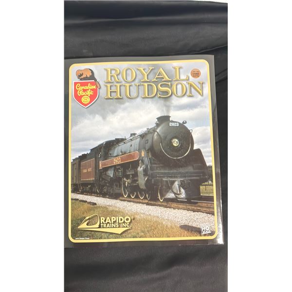 RAPIDO TRAINS ROYAL HUDSON BRITISH COLUMBIA RAILWAYS H1E-OIL TENDER HO SCALE MODEL TRAIN