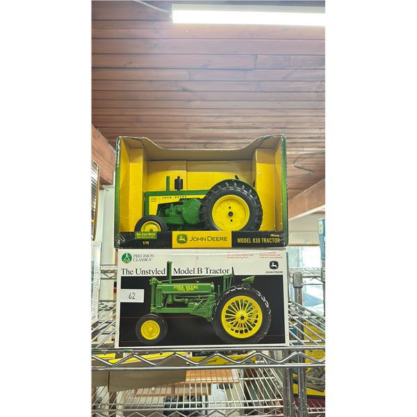 ERTL BRITAINS JOHN DEERE MODEL 830 TRACTOR 1/16 DIE-CAST METAL & PRECISION CLASSICS JOHN DEERE THE