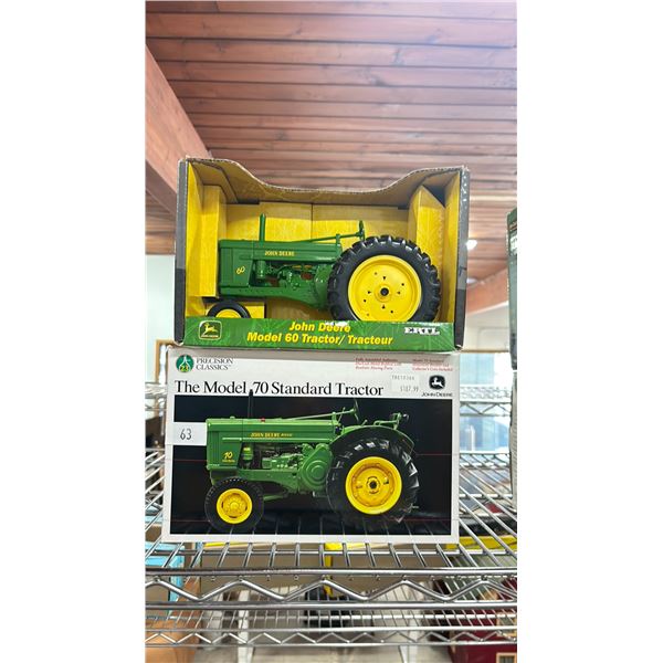 ERTL BRITAIN JOHN DEERE MODEL 60 TRACTOR 1/16 DIE-CAST METAL & PRECISION CLASSICS JOHN DEERE THE