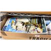 Image 3 : BOX OF ASSORTED MODEL KITS INCLUDING; AIRFIX H.M.S. BELFAST 1/600, REVEL CF-18A HORNET 1/48, AIRFIX