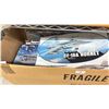 Image 4 : BOX OF ASSORTED MODEL KITS INCLUDING; AIRFIX H.M.S. BELFAST 1/600, REVEL CF-18A HORNET 1/48, AIRFIX