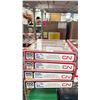 Image 1 : (2) SEALED INTERMOUNTAIN RAILWAY COMPANY CANADIAN NATIONAL CYLINDRICAL HOPPER 4-BAY (WHITE WITH RED