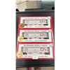 Image 2 : (2) SEALED INTERMOUNTAIN RAILWAY COMPANY CANADIAN NATIONAL CYLINDRICAL HOPPER 4-BAY (WHITE WITH RED