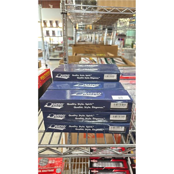 (14) ASSORTED RAPIDO TRAINS SCALE MODEL TRAINS