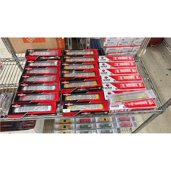 (28) ASSORTED SCALE MODEL TRAINS