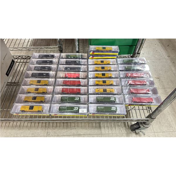 (32) ASSORTED SCALE MODEL TRAINS