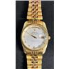 Image 2 : GOLD ONE-TONE ROLEX OYSTER PERPETUAL DAY-DATE WATCH W/DIAMOND MARKERS - *REPLICA*