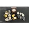 Image 1 : ASSORTED WATCHES & STOP WATCHES INCLUDING: STOKES DESK STAND CLOCK, SKELETON POCKET WATCHES, SWANK