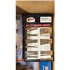 Image 10 : SHELF OF MODEL TRAIN SCENIC STRUCTURES, BILLBOARDS, RAIL JOINERS - FINE STANDARD & FINE SCALE,