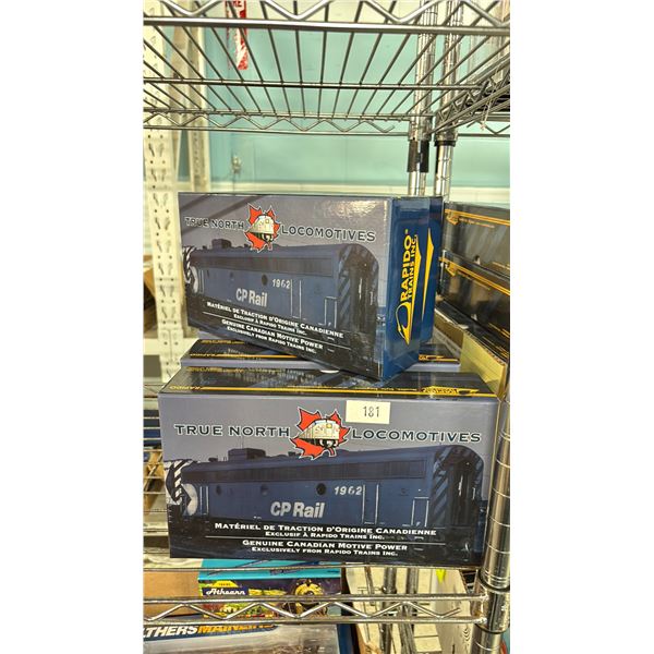 SIX ASSORTED TRUE NORTH LOCOMOTIVE MODEL TRAINS