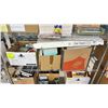 Image 1 : BOX OF HO SCALE MODEL TRAIN FARM EQUIPMENT, 2 BOXES OF FOAM & RAILROAD MODEL CAR CASE WITH MODEL