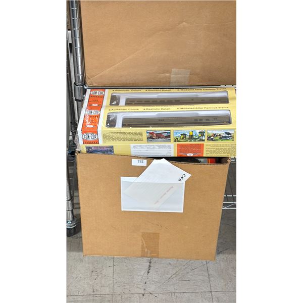 BOX OF CON-COR & RIVAROSSI HO SCALE MODEL TRAINS